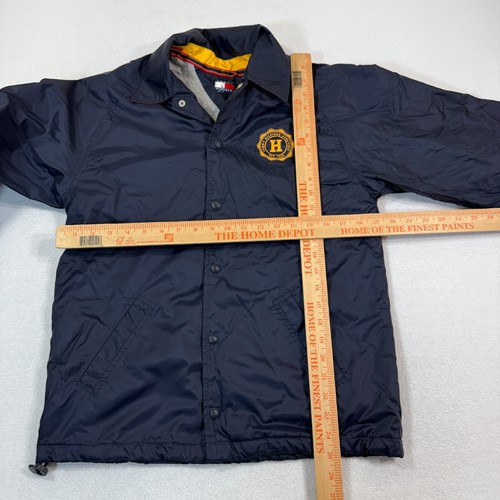 VTG Tommy Hilfiger Jacket Boys Youth M 90s Lined Flag Windbreaker - Picture 4 of 10