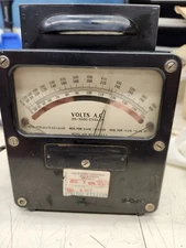Weston Electrical Instruments, 0 - 600 AC Volt meter , TESTS GOOD !