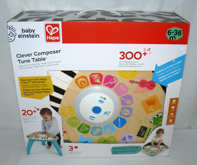 Hape Baby Einstein Clever Composer Tune Table 3 Languages 300 Melodies & Sounds