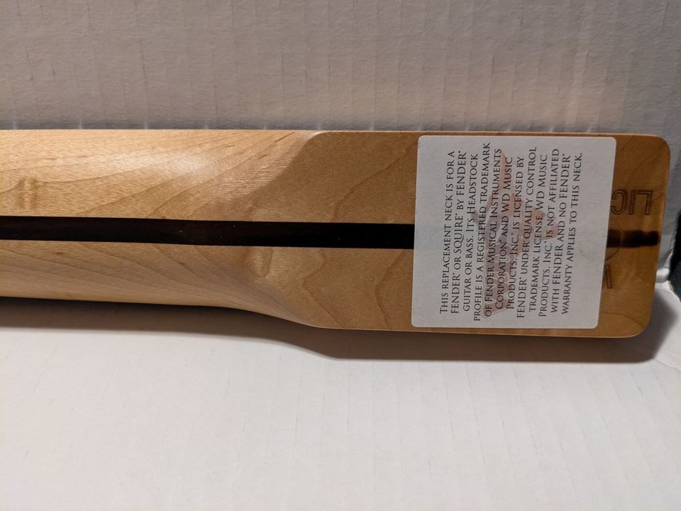 Fender Licensed Telecaster Guitar Neck by WD Music TRV21 Rosewood