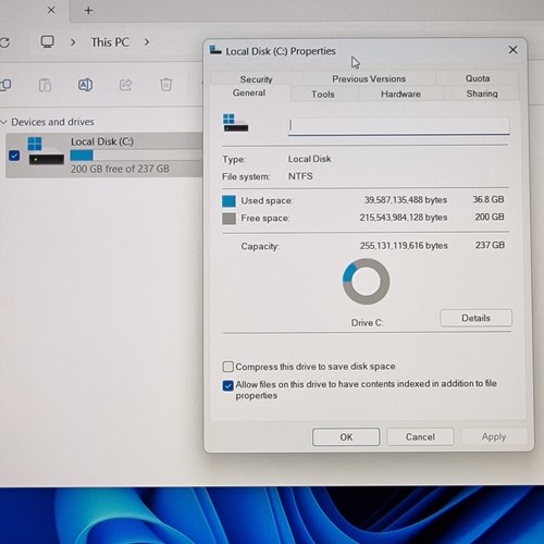Dell E7250 Touchscreen, i5, 12.5" ,Win 11 ,256Gb mSATA SSD,8Gb RAM,Backlight Key - Picture 13 of 23