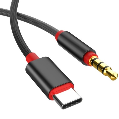 3.28ft Long 3.5mm to USB Type C Microphone Converter Cable Adapter Cord - Afbeelding 10 van 10