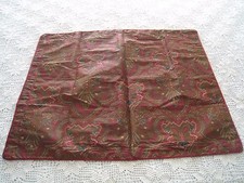 1 RALPH LAUREN MEDITERRANEAN BURGUNDY W/ BURGUNDY CORDING STANDARD SHAM 233