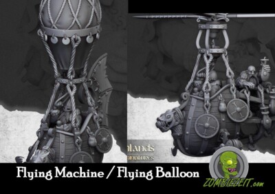 Zwergen Flugmschine Dwarf Flying Machine Fantasy Tabletop