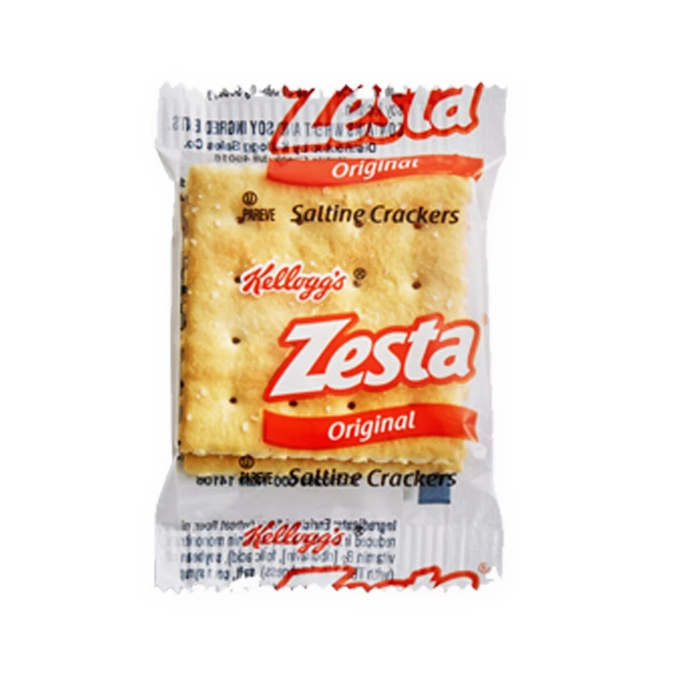Galletas saladas Zesta originales de una sola porción 0,20 OZ (paquete de 500) galletas Foto 2 de 4