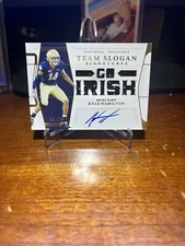 Kyle Hamilton 2022 Panini National Treasures Patch Auto #/25 Notre Dame Go Irish