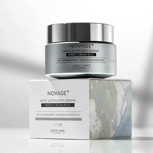 1 Pc Multi-Active Anti-Ageing Night Cream 50 ml Rich especially normal-dry skin - Picture 4 of 4