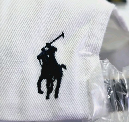 Nuovo cappello Polo Ralph Lauren uomo blu bandiera USA papà 4 luglio pelle strapback - Foto 8 di 14