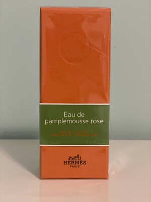 Eau De Pamplemousse Rose By Hermes Eau De Cologne 3.3oz New In Box Sealed