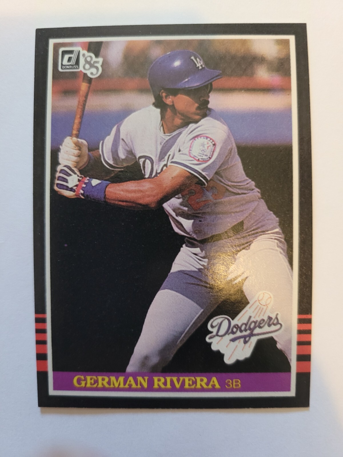 1985 DONRUSS GERMAN RIVERA #638 NM