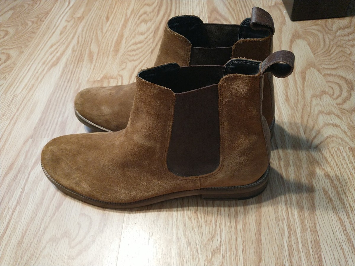 CREVO Mens Denham Chelsea Boot‎ Chestnut Suede #1305 Crevo CV 1774-225 Chestnut Denham Chelsea Mens Boots Ankle  main image 4