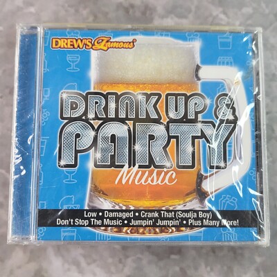 Drew's Famous Drink Up & Party Music CD New Sealed