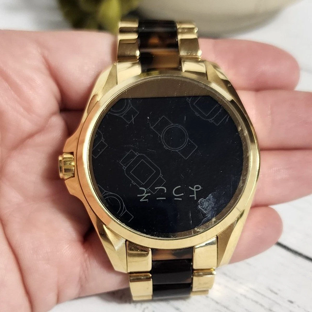Michael Kors MKT5003 Bradshaw Metal Quartz SmartWatch Analog