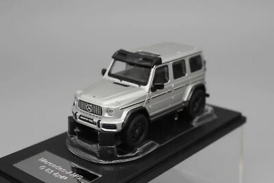NZG 1/64 Mercedes Benz G Class AMG G63 4X4 2022 SUV Silver Diecast Car Model