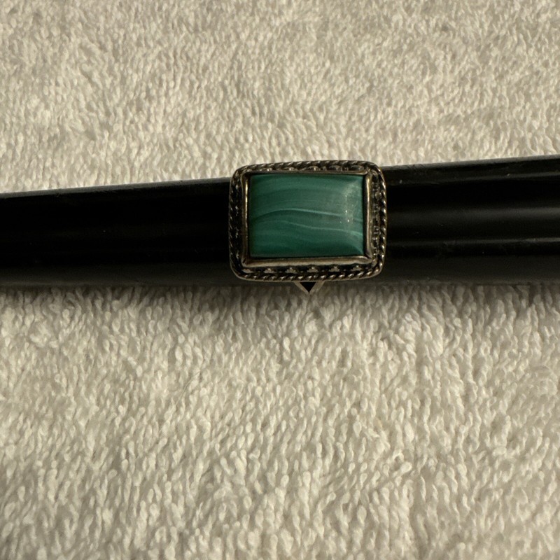 Turquoise and Sterling Silver Ring Size 6