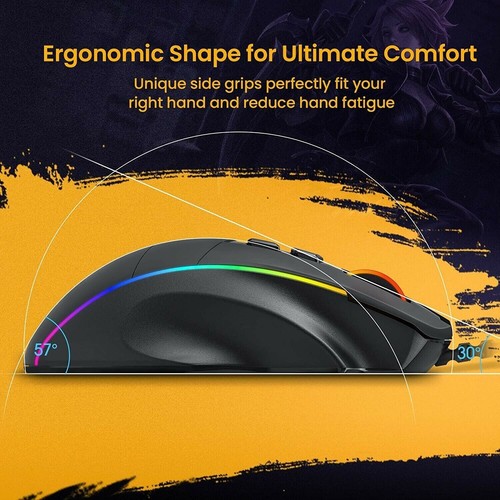Souris de jeu filaire| PC278A| bouton programmable |capteur optique - Photo 7/9