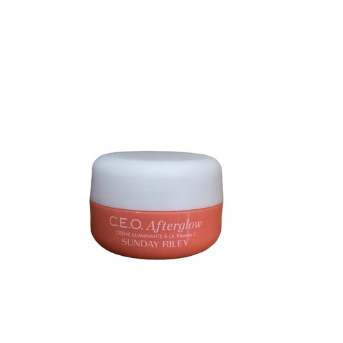 SUNDAY RILEY C.E.O. AFTERGLOW BRIGHTENING CREAM (Travel Size/.5oz/15ml/NWB) - Picture 2 of 2