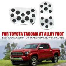 For Toyota Tacoma AT Alloy  Brake Pedal Foot Rest Pad Accelerator Non-Slip Cover