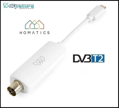 Tuner Dongle USB-C Digitale Terrestre DVB-T2 Per Decoder Android Tv Box Homatics