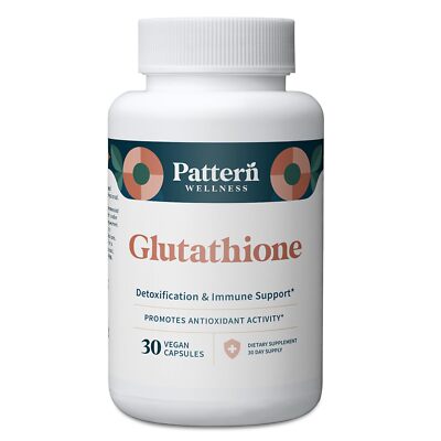 Pattern Wellness Glutathione Supplement - Active Reduced Glutathione Formula ...