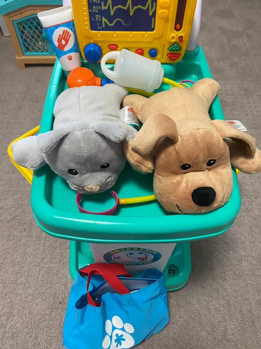 Pet care cart with Melissa Doug Examine and Treat Pet Vet Playset