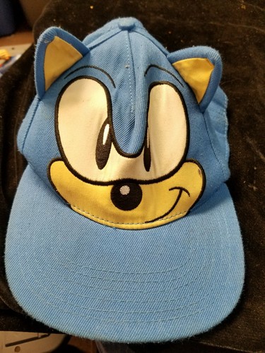 Sega Sonic The Hedgehog Face Blue Snap 