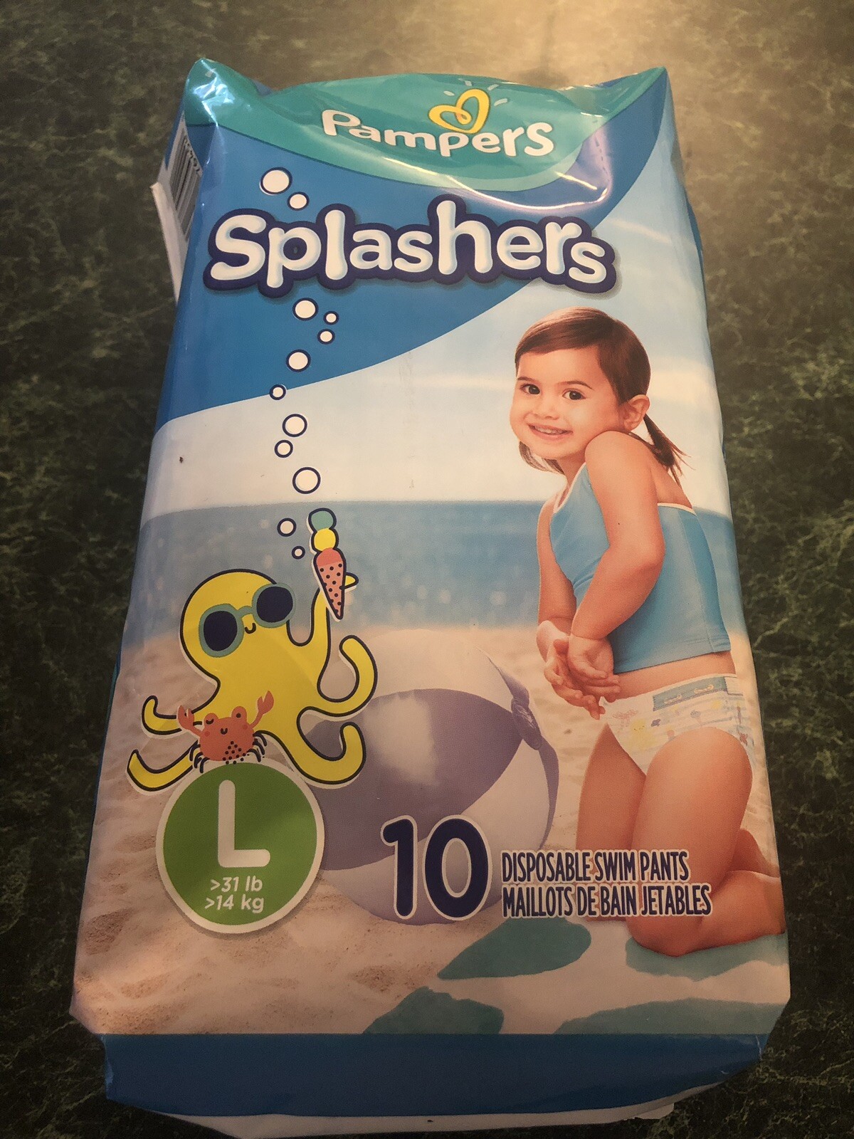 pampers splashers large