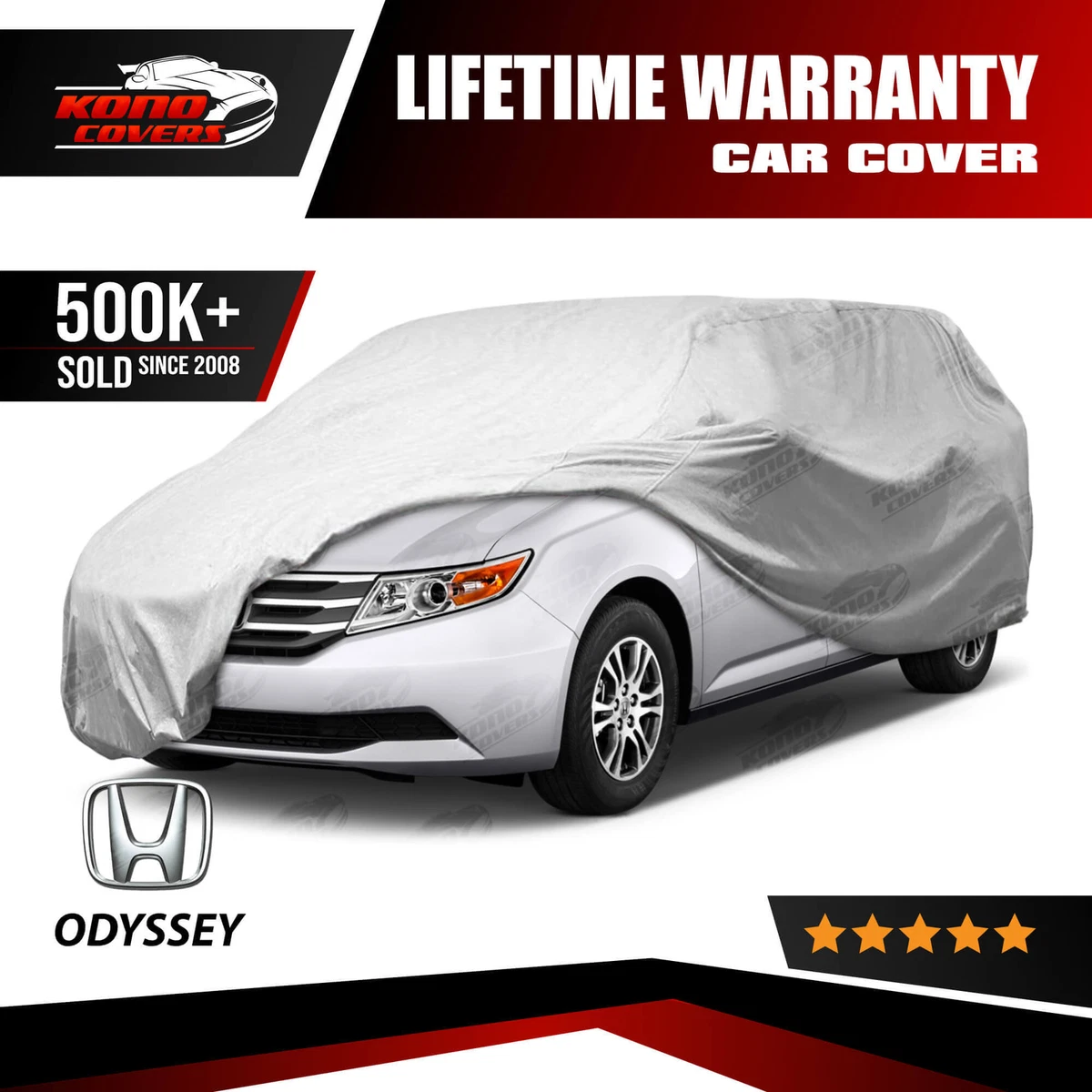 Fits Honda Odyssey 5 Layer Car Cover Fitted Outdoor Water Proof