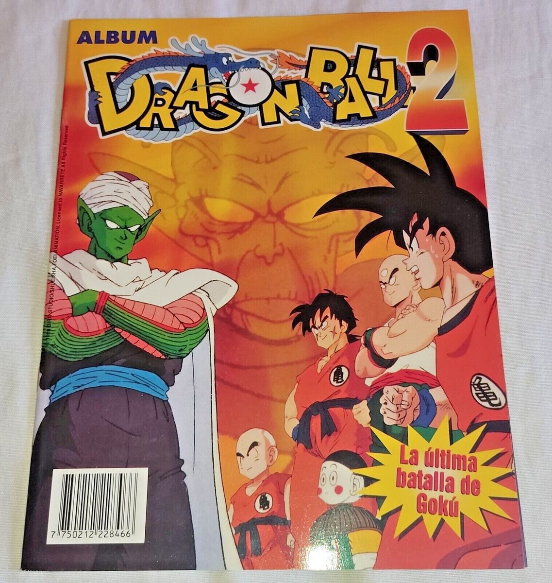 ALBUM DRAGON BALL 2 REED NAVARRETE + SET COMPLETO