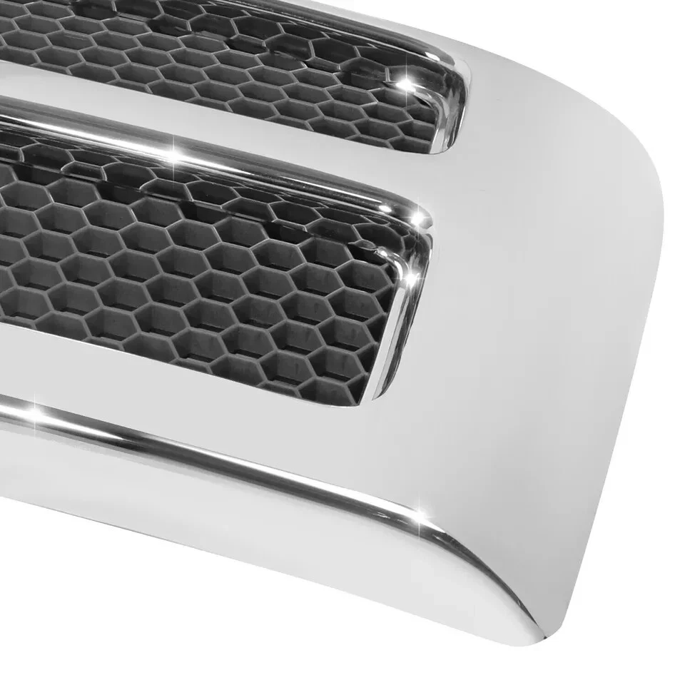 Nueva parrilla cromada para Dodge Ram 1500 1994-2001 se envía hoy Foto 4 de 4