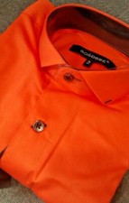 NWT Bogosse men's 2 Small Long Sleeve Button Down Shirt Solid with Highlights