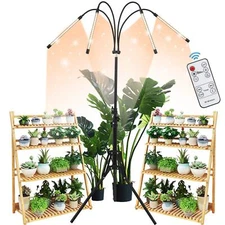 Led Plant Grow Light With Stand Led Grow Light Full Spectrum For Indoor Plants10