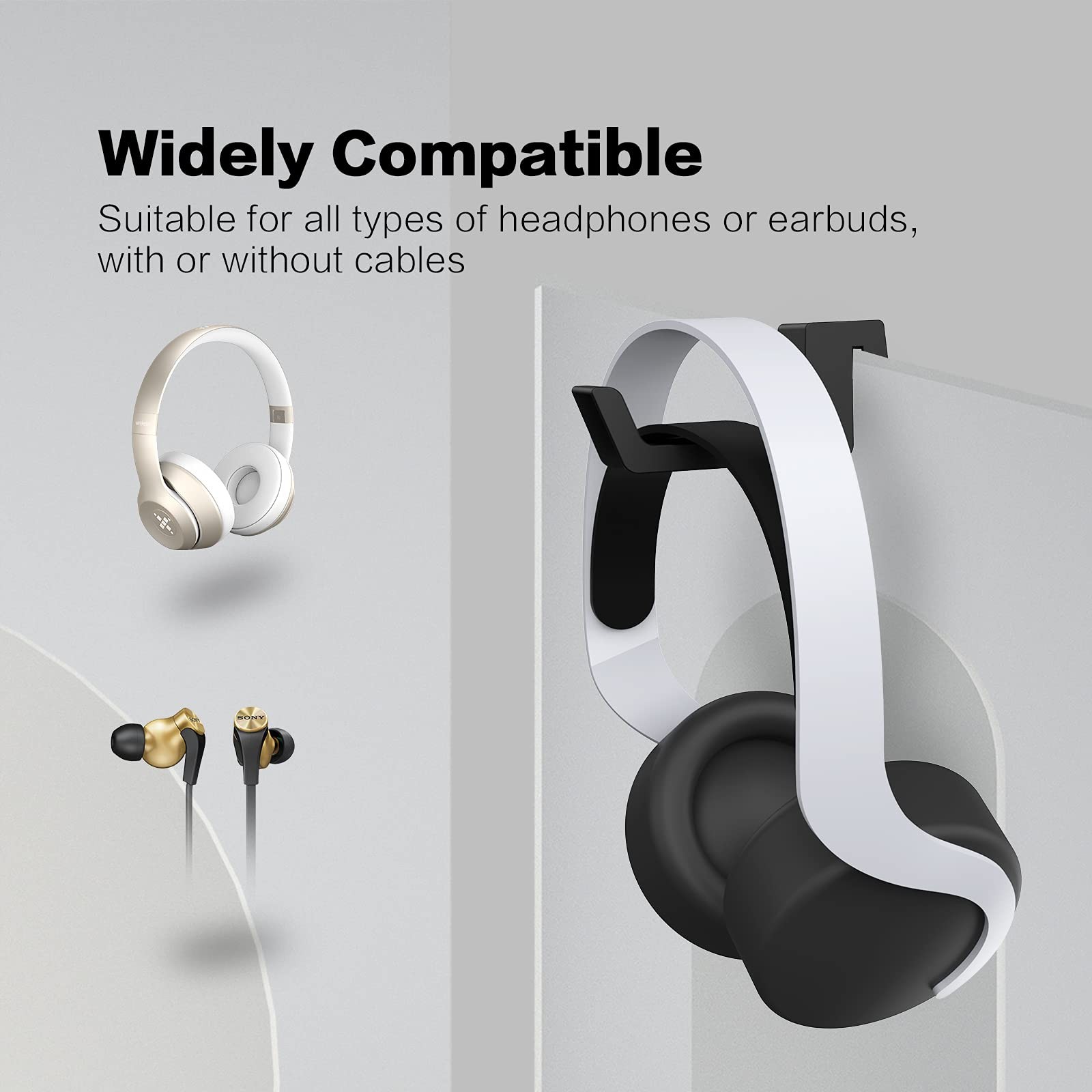 Support Casque PS5 pour Éviter les Chutes Mini Support Anti Rayures