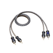 RCI21 100 Oxygen Free Copper 1Ft 2-Channel RCA Audio Cable, Twisted Pair with N