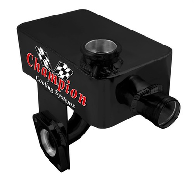 #ad Super Champion Black Finish Ford FE Engine Expansion Tank #CC64GLT BLK $135.80