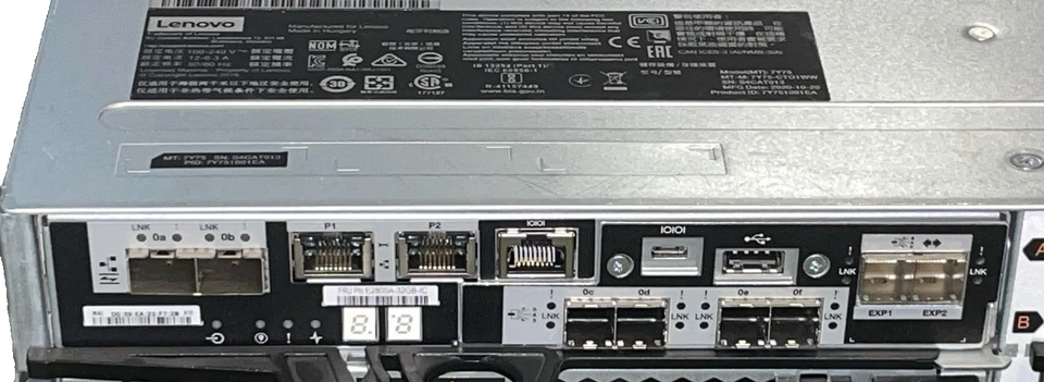 Lenovo ThinkSystem DE4000H Hybrid Storage Array Model:7Y75-CTO1WW mit 2x 02JH572 - Bild 4 von 4