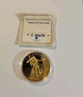 American Mint Layered 24k Gold 1907 St. Gaudens Double Eagle Liberty Proof Coin