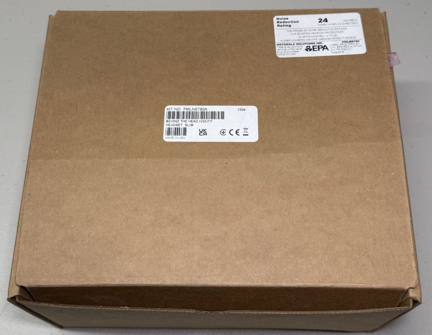 Motorola PMLN6760A Heavy-Duty,Behind-the-Head Headset Noise-Canceling Boom Mic. Available Now for $209.99