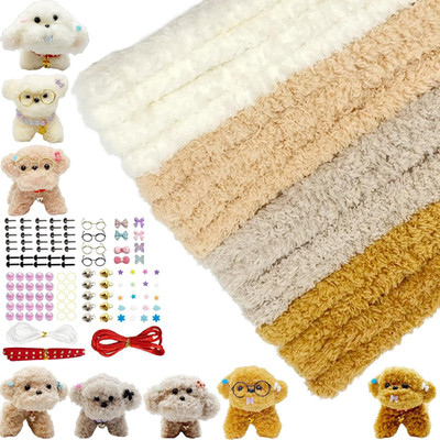 8 Chenille Stems Thick Pipe Cleaners Pastel Craft with 100+ Accessories- Fluffy