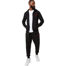 True Religion 2 PC Matching Outfit Mens Size L Fleece Tracksuit Sweatsuit NWT
