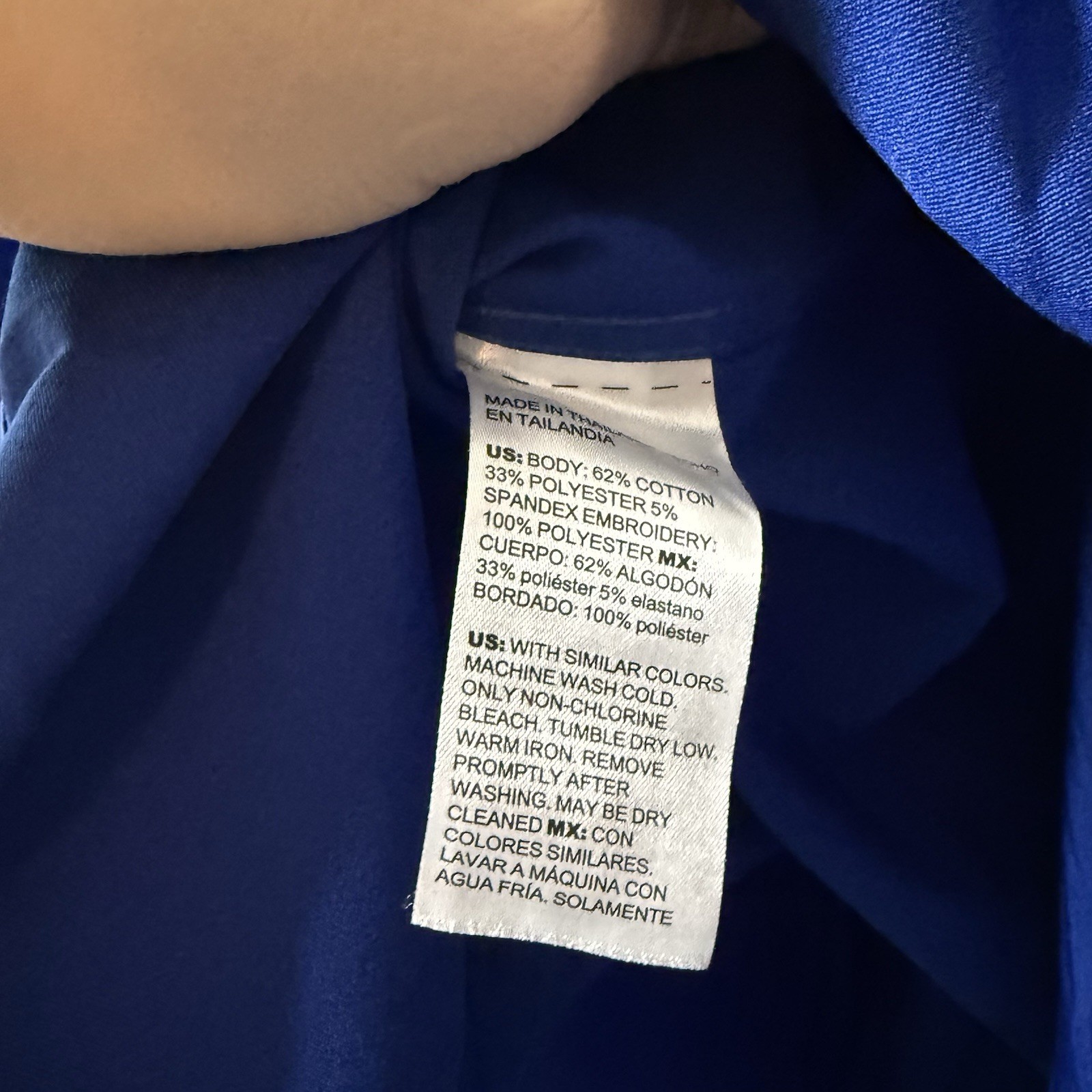 Chicos Royal Blue Collared Button Front Blouse Si… - image 5