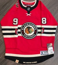 NWT Connor Bedard Chicago Blackhawks Youth Winter Classic Premier Jersey L/XL