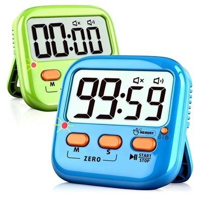 2 Pack Digital Timer for Kids, Magnetic Kitchen Timers for Cooking, Egg