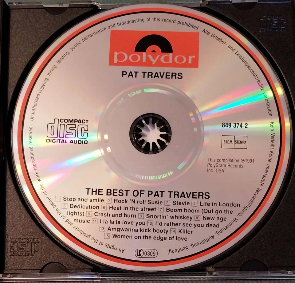 CD Pat Travers Best of - Bild 3 von 3
