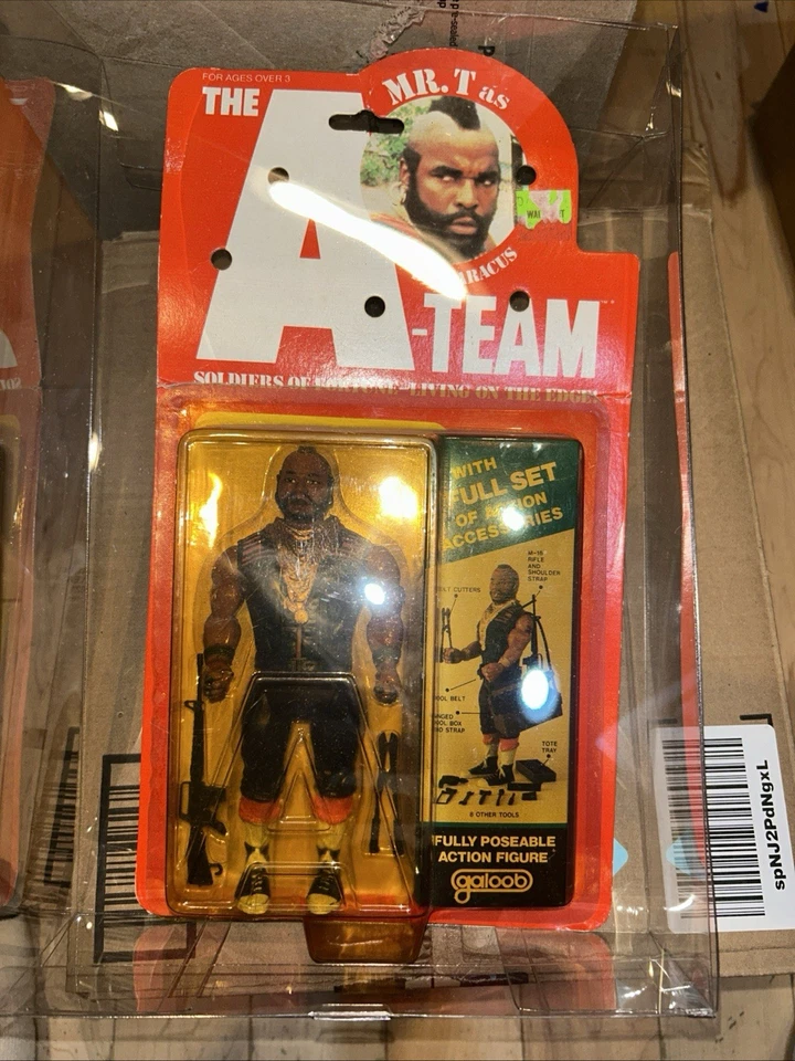 A-Team Galoob, Mr. T as B.A. Baracus, 1983 (новая экшн-фигурка на карте) Nice Bubb - Изображение 3 из 4