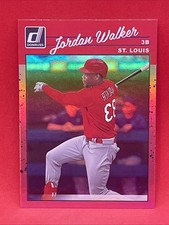 2023 Donruss Jordan Walker Retro 1990 Holo Pink Reverse Image Variation #241
