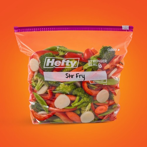 Gallon Size Slider Storage Bags 40 Count BPA Free MaxLock Seal Expandable Bottom - Picture 8 of 9