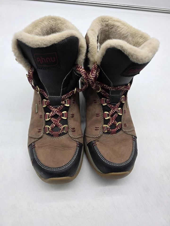 Botas Ahnu Mujer Talla 7 Marrón eVent Impermeables 3M Thinsulate 200g Vibram Senderismo Foto 4 de 4
