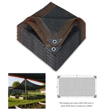 Durable 70% Shade Cover 10x20 FT - Breathable Tarp for Garden & Chicken Coop