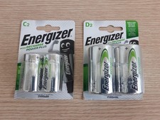 Energizer C D AAA AA Rechargeable Batteries 500 2500 mAh